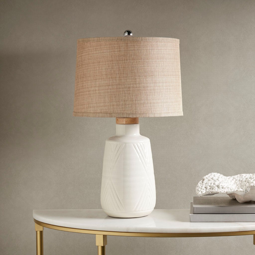 Tate Ivory Table Lamp