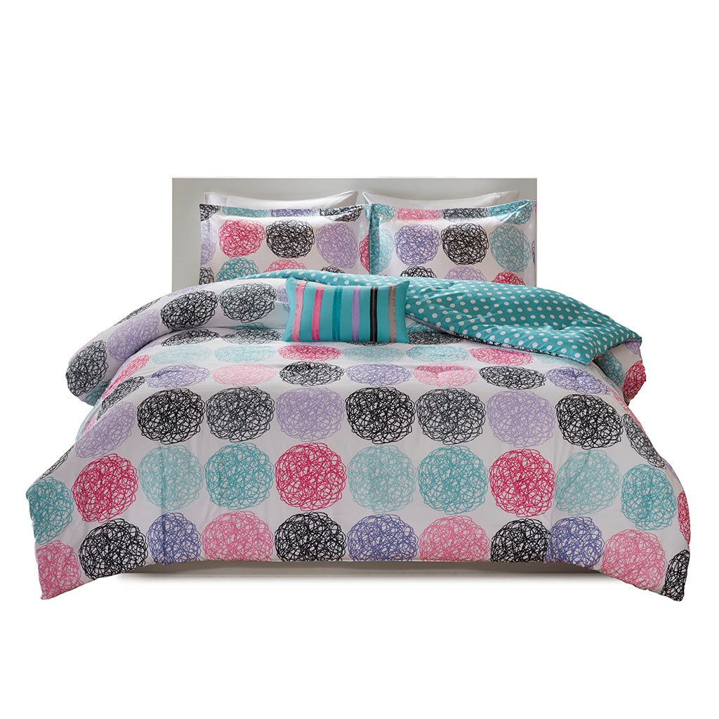 Carly Reversible Comforter Set