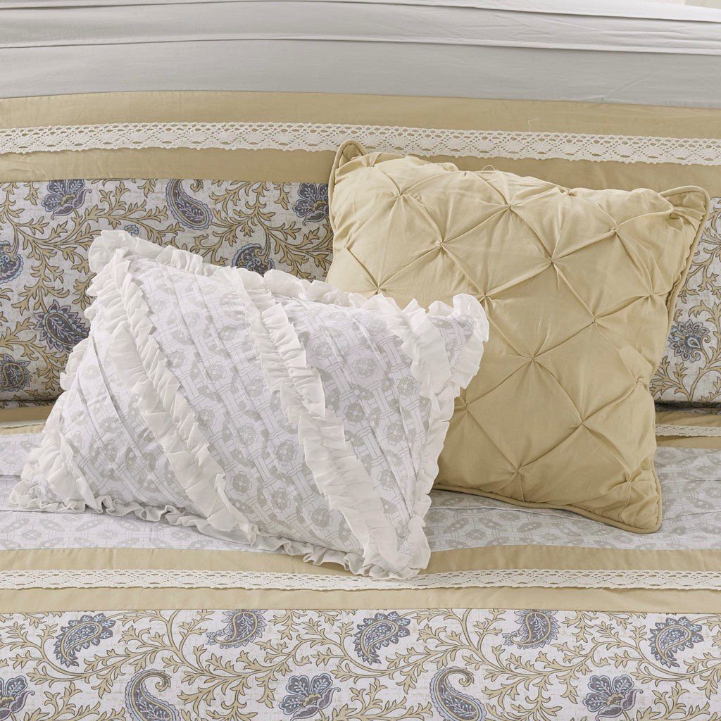 Dawn Yellow 9-Piece Comforter Set Comforter Sets By Olliix/JLA HOME (E & E Co., Ltd)