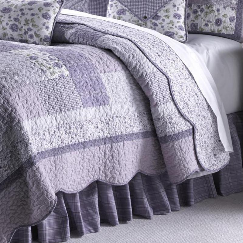 Lavender Rose 3-Piece Cotton Quilt Set Quilt Sets By Donna Sharp