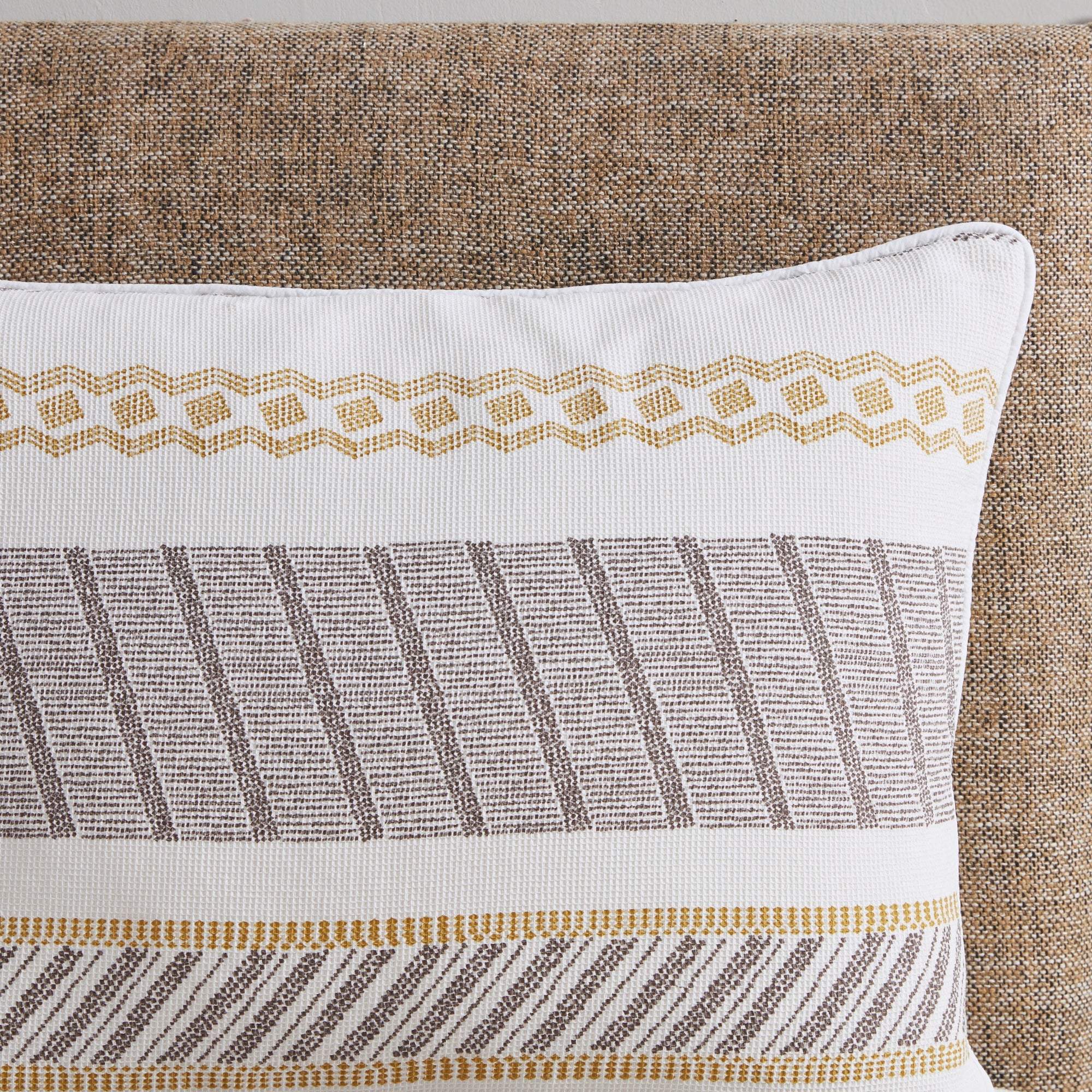 Newton Yellow/Charcoal 5-Piece Comforter Set Comforter Sets By Olliix/JLA HOME (E & E Co., Ltd)
