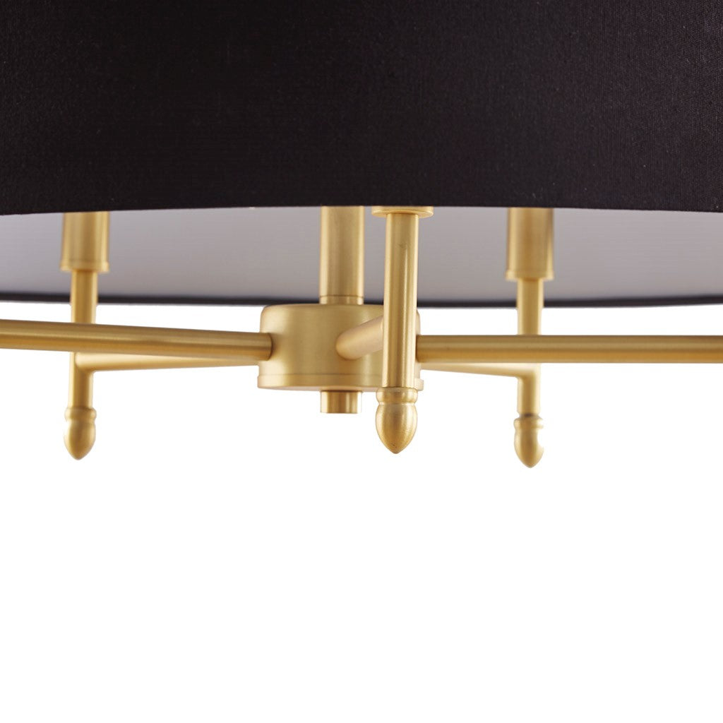 Plated Gold Presidio Chandelier