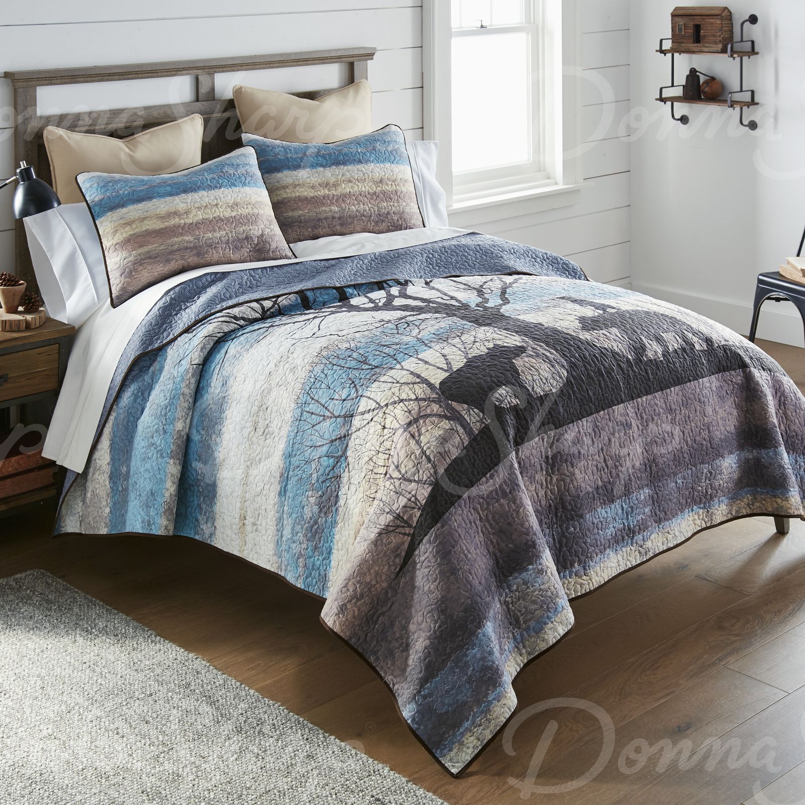 Bear Hill 3-piece Quilted Bedding Set